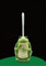 JIUJ Brosse WC compacte pour salle de bain - Porte-brosse WC fantaisie en résine - Motif grenouille - Vert