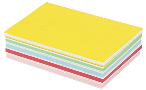 5 Stück Gummi-Schnitzblöcke, Moosgummi Platten Bunter, Doppelseitiger Sandwich-Block für Stempel, 5 * 5cm, Weiches Gummi-Handwerk, Weich und Einfach zu Schnitzen