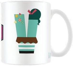 Wreck-It Ralph V Mug (One Size) (White/Green)