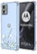 Topme Hülle für Motorola Moto Edge 30 Neo (6.28 Inches), Handyhülle aus Weichem TPU Silikon, Transparent, mit Gemaltem Muster - Blumen 10