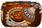 Sambal Poulet Tajine servi avec pot à olives Sac de maquillage personnalisé Sac de toilette pour femmes et filles, multicolore, 17.5x7x10.5cm/6.9x4.1x2.8in