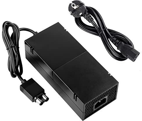 ARyee Cargador Xbox One, Fuente de Alimentación para Xbox One, Adaptador de Corriente AC Cable Cargador de Repuesto para Xbox One, 100-240V para Uso en Todo el Mundo