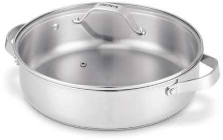 Sauteuse Inox 28cm + Couvercle - 101037