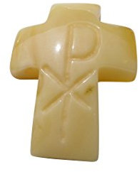 Generisch Bernstein Kreuz Anhänger Pax Kreuz