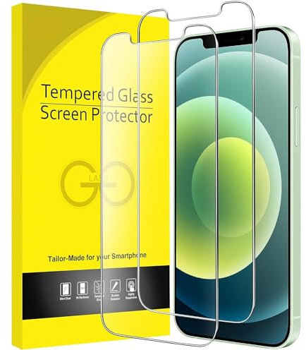 Little Boutik Verre Trempé pour iPhone 12 Mini (5,4) [Pack 2] Film Vitre Protection Ecran