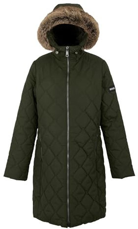 Regatta Damen Women's Fritha Iii Insulated Parka Jacket Wattierte Jacke, Dunkles kaki, 36