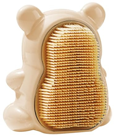 Streysisl Bear Finger Nail Brush, Kids Nail Brush, Cute Bear Hand Finger Nail Brush Cleaner, Easy Grip Bear Nail Brush with Soft Bristles for Nails and Toes, Kids