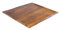 SAM Holzplatte 65x70 cm, Akazienholz 26mm, Tischplatte nussbaumfarben, Baumkantenplatte für Esstisch, Beistelltisch oder Couchtisch