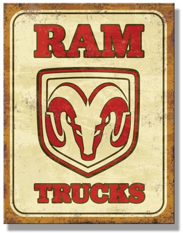 Desperate Enterprises RAM Trucks Blechschild - Garagenschilder - Nostalgische Vintage Blechschilder - Made in USA
