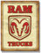 Desperate Enterprises RAM Trucks Blechschild - Garagenschilder - Nostalgische Vintage Blechschilder - Made in USA