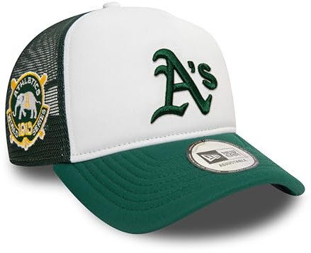 New Era Oakland Athletics Cap MLB Baseball Truckercap grün weiß World Series 1913 verstellbar - One-Size