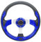 Auto Auto Sportlenkrad Rennsport Typ Universell 13 Zoll 320 Mm Modifiziertes Auto Styling Zubehör(BLAU)