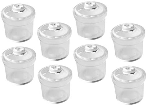 KAILIKETIY 8stücke Teiliges Mini Pvc Süßigkeitengläser Modell Für Puppenhaus Dekoration Lebendige Und Praktische Candy Jar Ornamente Für Kreative Spielumgebungen