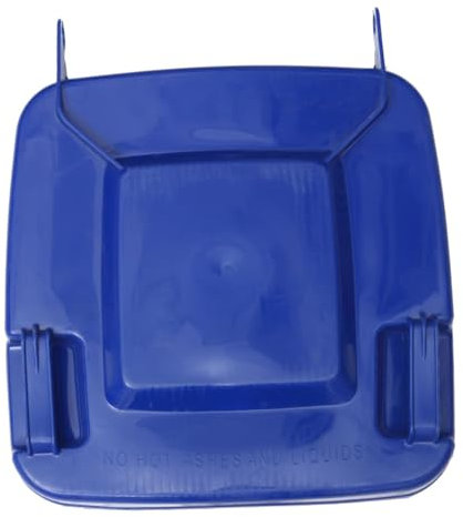 MAGICLULU Replacement Trash Can Lid 100l Large Plastic Garbage Bin Cover Blue, Outdoor Dustbin Accessory for Garden Waste, Recycling Bin Lid Replacement