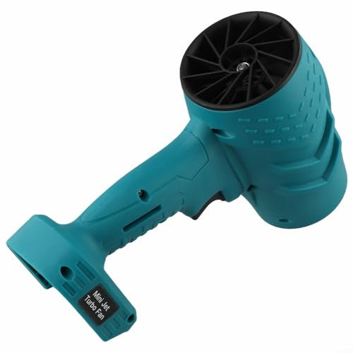 Ventilatore leggero alimentato a turbina per foglie a batteria da 21 V per lavori in cantiere senza sforzo e altro (1)