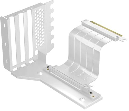GLOTRENDS Staffa di supporto per GPU a 3 slot con Cavo Riser PCIe 4.0 150 mm per Montaggio Verticale GPU, Compatibile con serie RTX 40/30 e Radeon RX7000/RX6000, PC Cases with Open PCI 7/8-slot Design