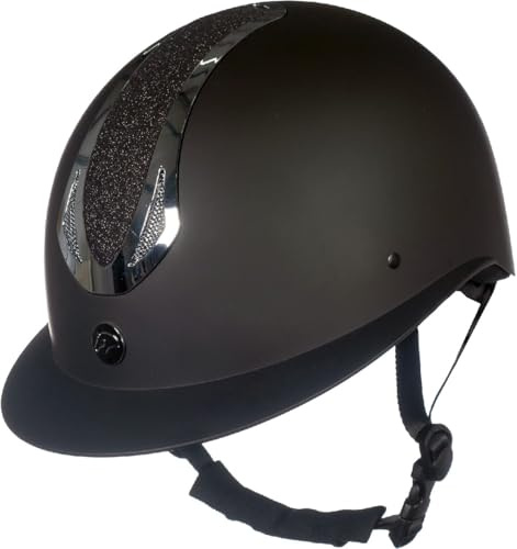 HKM Women's Illusion Riding helmet Black/Rose-Gold 49-51 cm