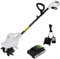 TRUTZHOLM Akku Bodenhacke 20V/2.0Ah mit Akku und Ladegerät 19 cm Arbeitsbreite 24 Klingen Motorhacke Bodenfräse Kultivator