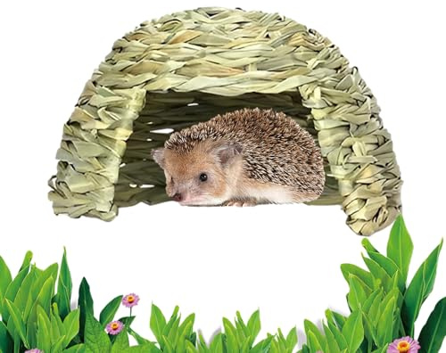 Bausatz für Meerschweinchen, Pig Hut | Schlafbett, faltbar, verstecktes Grasnest, Zubehör für Haustiere, Spielbett für kleine Tiere für Chinchillas, Schinken