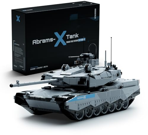 Nifeliz Militär Abrams X Panzer Bauspielzeugsets, NF10300 | Klemmbausteine Panzer Militär Modellbausatz für Erwachsene, eine ideale Geschenkidee für Männer und Frauen