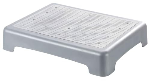 Demi-escalier antidérapant de 9 cm, capacité de charge de 200 kg, escabeau portable et aide à l'entrée - Demi-escalier à une marche pour personnes âgées, douche, baignoire, voiture, extérieur