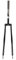 VINTAGE 26x1 3/8 TRADITIONAL ROADSTER BIKE FORK 1 STEERER 255mm LONG BLACK