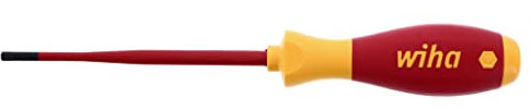 Wiha Schraubendreher SoftFinish electric slimFix TORX Tamper Resistant (mit Bohrung) (41144) T25H x 125 mm
