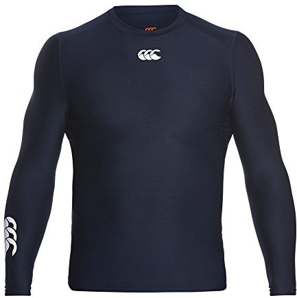 Canterbury Mens Thermoreg Long Sleeve Base Layer Top - Navy (S)