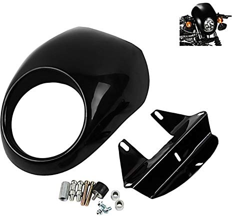 Front Headlight Fairing compatible with Harley Davidson Sportster 883 Iron 09-20 black