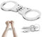 Profi Handschelle aus robusten Stahl incl. 2 Schlüssel Polizei Handschellen sehr stabil Security Ausrüstung Handcuffs
