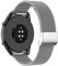KOMI Malla Correas de reloj de repuesto para Samsung Gear S2 Classic, liberación rápida pulsera de acero inoxidable compatible con Galaxy Watch 42 mm, Gear Sport (20 mm, plata)