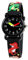 GOTOTOP Kinderuhr für 3D-Cartoon-Dinosaurier-Muster Wasserdichtes Quarzwerk Edelstahlschnalle Acrylglas PVC Baby Mädchen Electric Toys Watch(Dinosaurier)