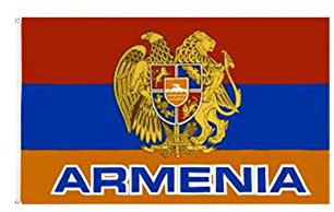 Stormflag Drapeau de l'Arménie 90 x 150 cm en polyester 90 g avec œillets et double couture