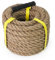 Aoneky Jute Rope - 20/25/30/40mm Heavy Duty Twisted Natural Hemp Rope for Garden, Tug of war, Nautical, Cat Scratching Post, Chandelier, Climbing Hammock and DIY Art Ideas for Decorate (16mm /15m)
