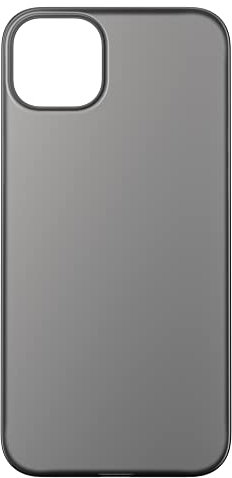 NOMAD Super Slim Case | für iPhone 14 Plus | Extra dünne Schutzhülle | Kratzfest | Semitransparent und matt | Schwarz
