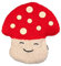 bitten Pilz Körnerkissen mit Lavendelduft - Polyester - Wärmekissen - Spaßig - Rot
