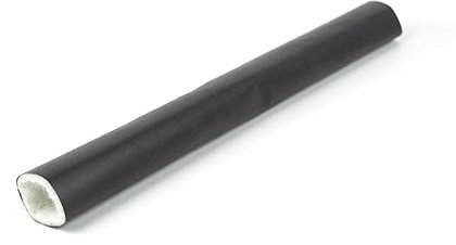 Hitzeschutzschlauch Isolierung Glasfaser für Abgasrohr Abgasschlauch 22mm 24mm für Standheizung Stromerzeuger Notstromaggregat Länge 45cm schwarz bis 400°C