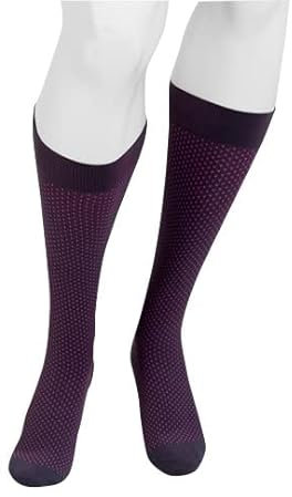 Compressana LIFESTYLE VIBE - Wadenstrümpfe - hohe Stützwirkung mit ca. 15-20 mmHg - Compression Support für Freizeit, Reise, Sport & Beruf - 1 Paar (cool dot, 05 / XL)