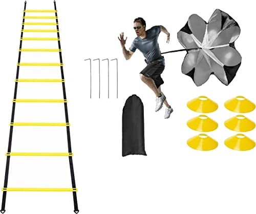22YardsPro Speed Agility Ladder Fitness Training Ladder Sports Footwork Football Soccer UK