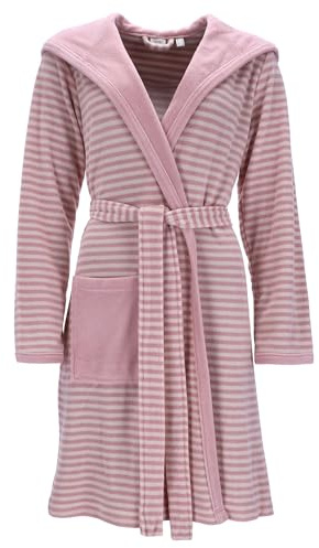 ESPRIT Bademäntel Damen Kapuze Striped Hoody Rose - 0009