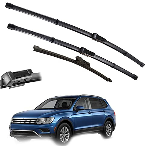 Limpiaparabrisas Para VW Para Tiguan MK2 2017 2018 2019 2020 Juego De Escobillas Limpiaparabrisas Delanteras Y Traseras Para Ventanilla De Coche 262114