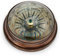 NKlaus Kompass Maritim mit Domglas aus Messing antik 6cm Peilkompass Richtungsanzeiger 11657