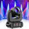 100W Moving Head LED DMX DJ Lichter Drehen Spot Beam 18-Facet Prisma Bühnenbeleuchtung 8-Farben mit Sound aktivierte Modi für Hochzeitsfeiern Kirche Live Band Show Bar Disco Party