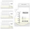 100 Pcs Breast Milk Storage Bags, 250ml Disposable Milk Storage Bags with Pour Spout for Breastfeeding No-Leak Milk Freezer Storage Pouches for Breast Milk Storage