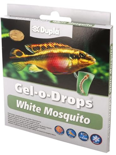 Dupla Zierfischfutter Gel-o-Drops White Mosquito - 12x 2 - genthält nahrhafte weiße Mückenlarven