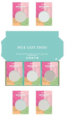 Rust-Oleum Interior Wood Paint in Satin finish - Delicate Greys Tester Box