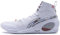 LI-NING Herren Basketballschuhe rutschfest Verschleißfest Professionelle Sportschuhe Wade 808 III Ultra V2 Serie Weiß EU 46 1/3