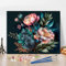 TISHIRON DIY Peinture par numéros Adultes Fleurs Florantes Adulte Peinture par Numéro Kits Vintage Fleur Plante Peinture à l'huile Kits Botanique Artisanat pour la Maison 40x50cm(Framed)