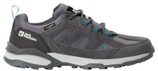 Jack Wolfskin Damen Trail Hiker Texapore Low W Wanderschuh, Tarmac Grey/Light Blue, 42 EU