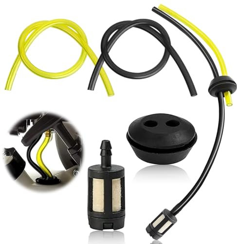 Strimmer Fuel Line, Universal Grass Trimmer Fuel Line, Universal Strimmer Fuel Pipe, Fuel Line Hose Kit for Brushcutter Trimmer Mower Hedge Trimmer
